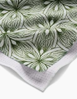 GEOMETRY Interlaced Petals Tea Towel