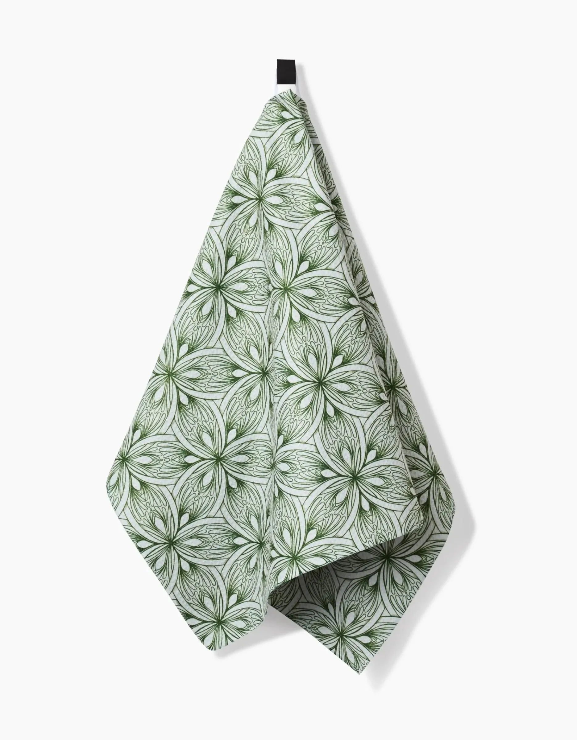 GEOMETRY Interlaced Petals Tea Towel