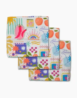 GEOMETRY Italian Picnic Dishcloth Set