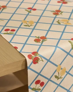 GEOMETRY Italian Summer Grid Table Runner