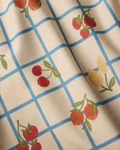 GEOMETRY Italian Summer Grid Table Runner