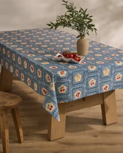 GEOMETRY Italian Tiles Tablecloth