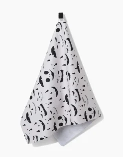 GEOMETRY Jack O Lantern Cream Tea Towel