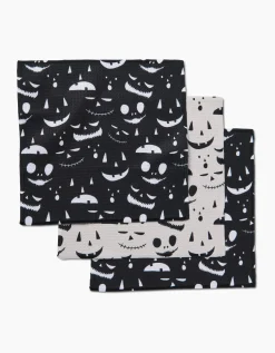 GEOMETRY Jack O Lantern Jamboree Dishcloth Set