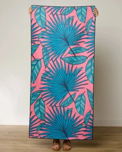 GEOMETRY Jazzy Jungle Beach Towel