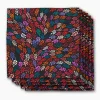 GEOMETRY Jewel Leaf Swirl Dinner Napkin Set