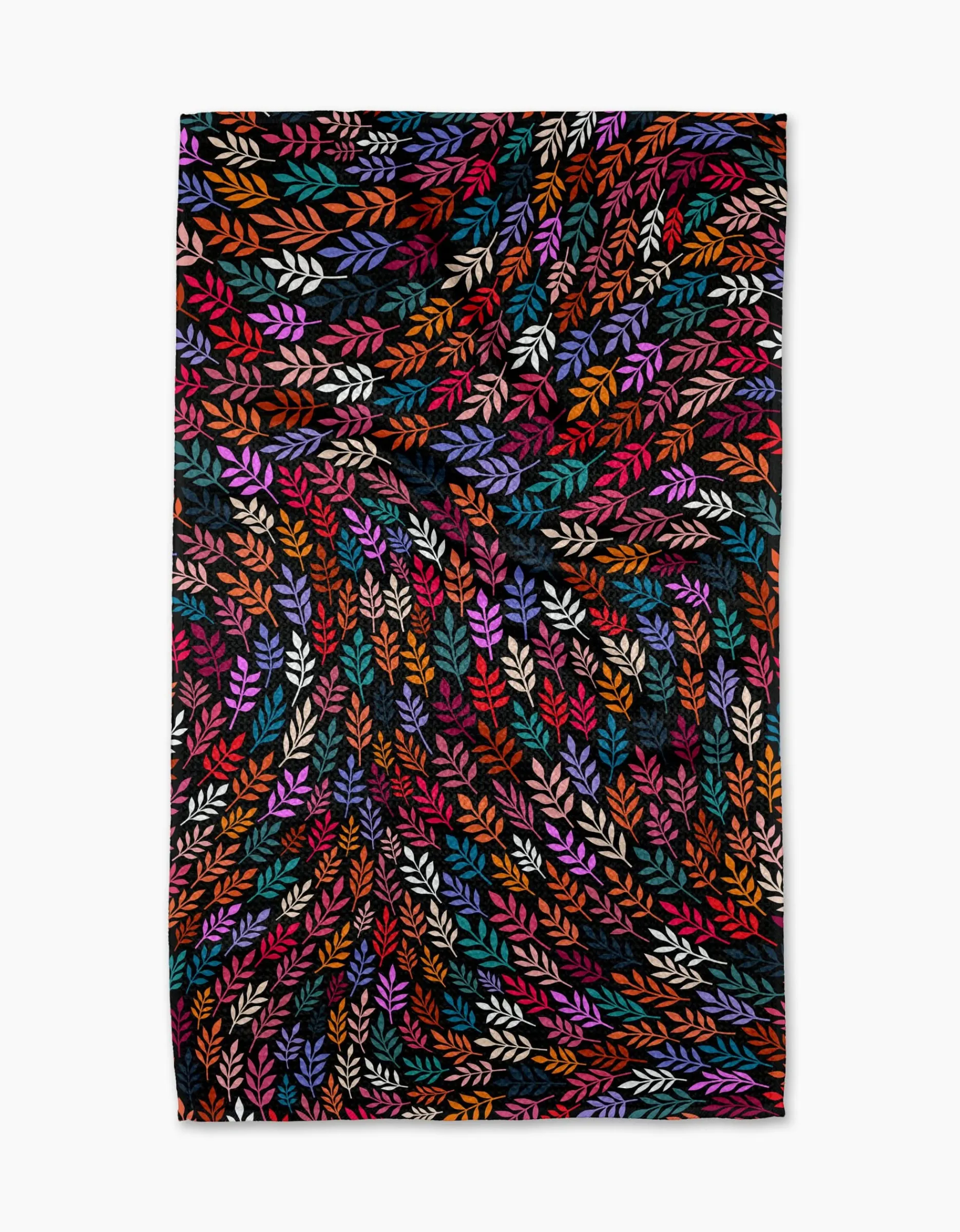 GEOMETRY Jewel Leaf Swirl Tea Towel