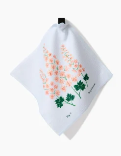 GEOMETRY July Delphinium Dishcloth Set