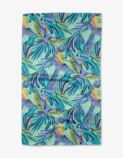 GEOMETRY Jungle Birds Tea Towel