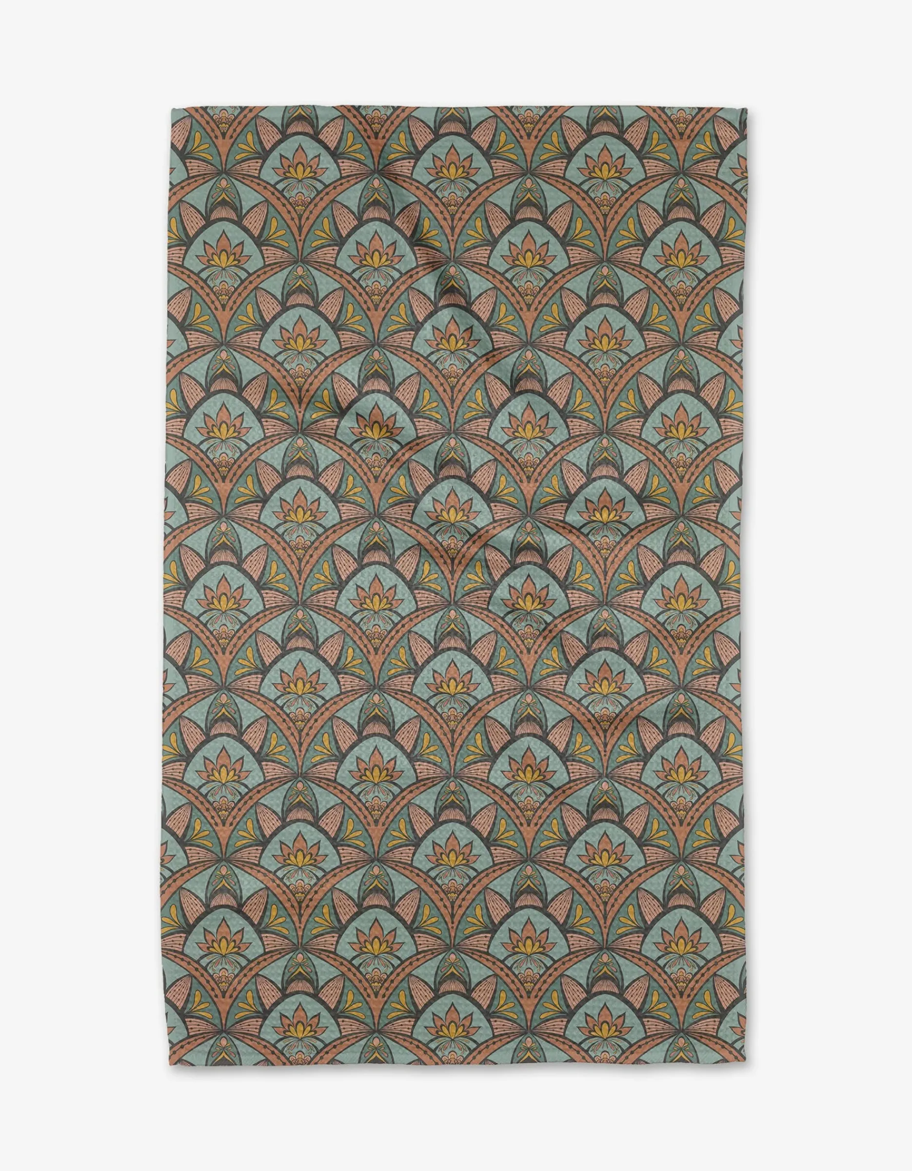 GEOMETRY Jungle Sunrise Tea Towel