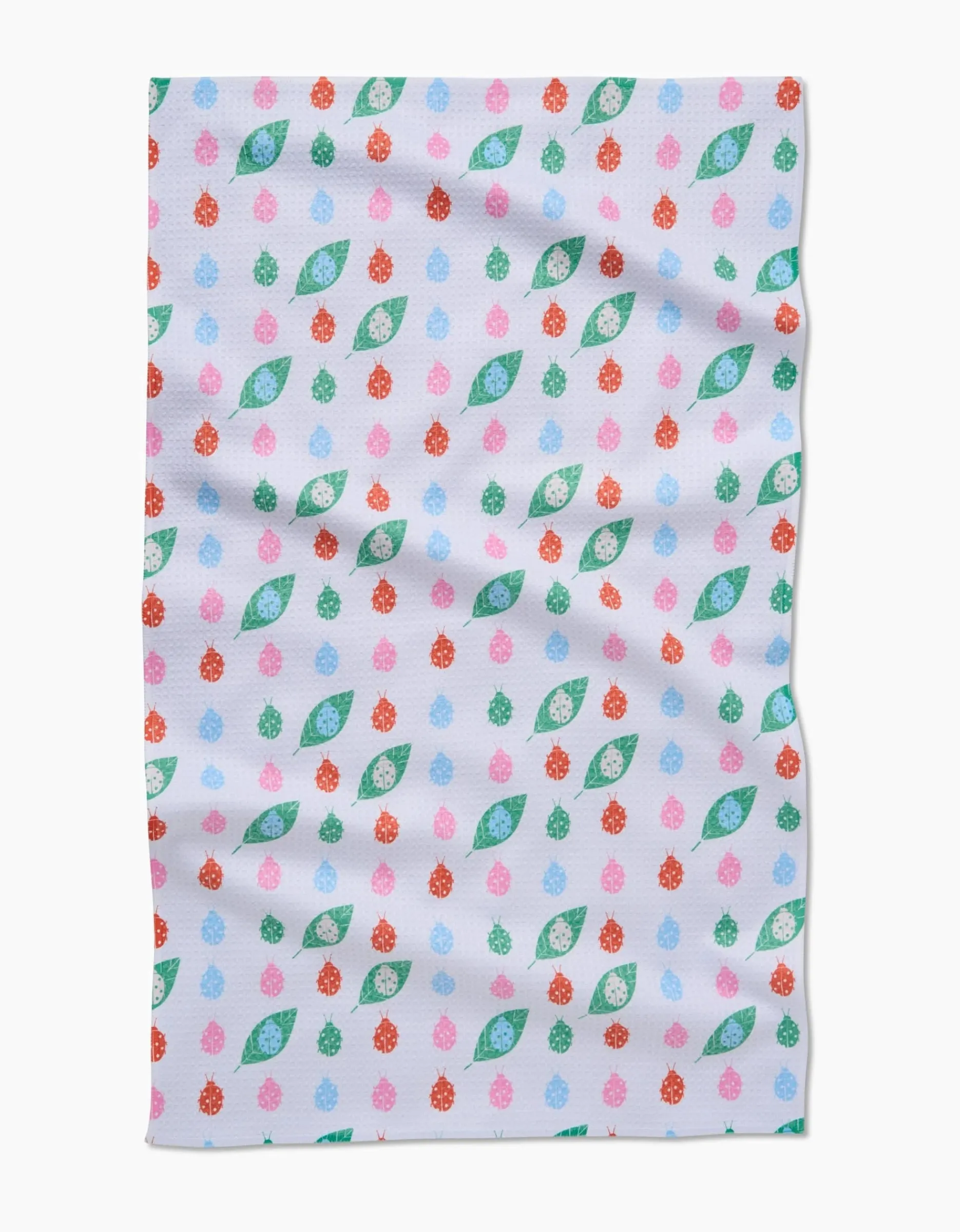 GEOMETRY Ladybug Leaf Tea Towel
