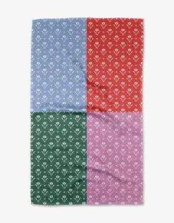 GEOMETRY Ladylake - Patchwork Tea Towel