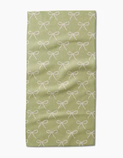 GEOMETRY Lattice Bows Bar Towel