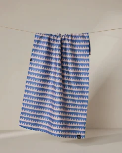 GEOMETRY Lav Double-Sided Tea Towel