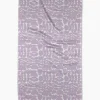 GEOMETRY Lavender Scandi Flowers Tea Towel