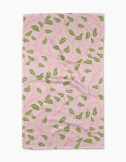 GEOMETRY Leafy Maze Tea Towel