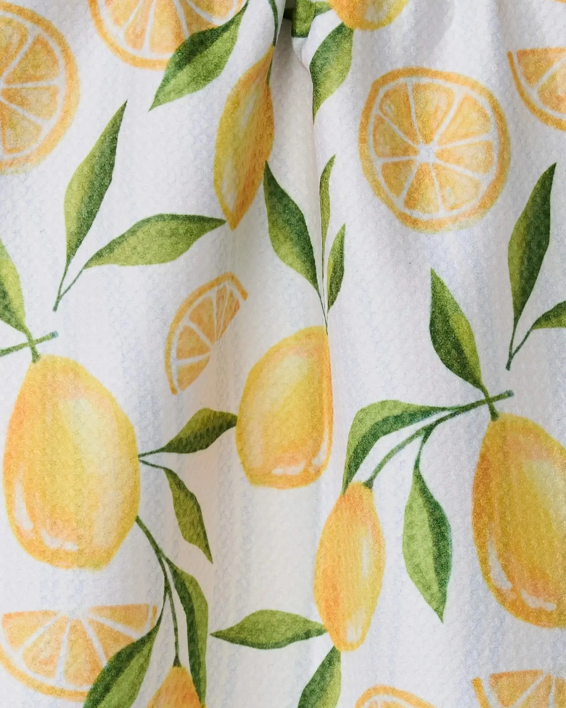 GEOMETRY Lemon Bliss Double-Sided Tea Towel