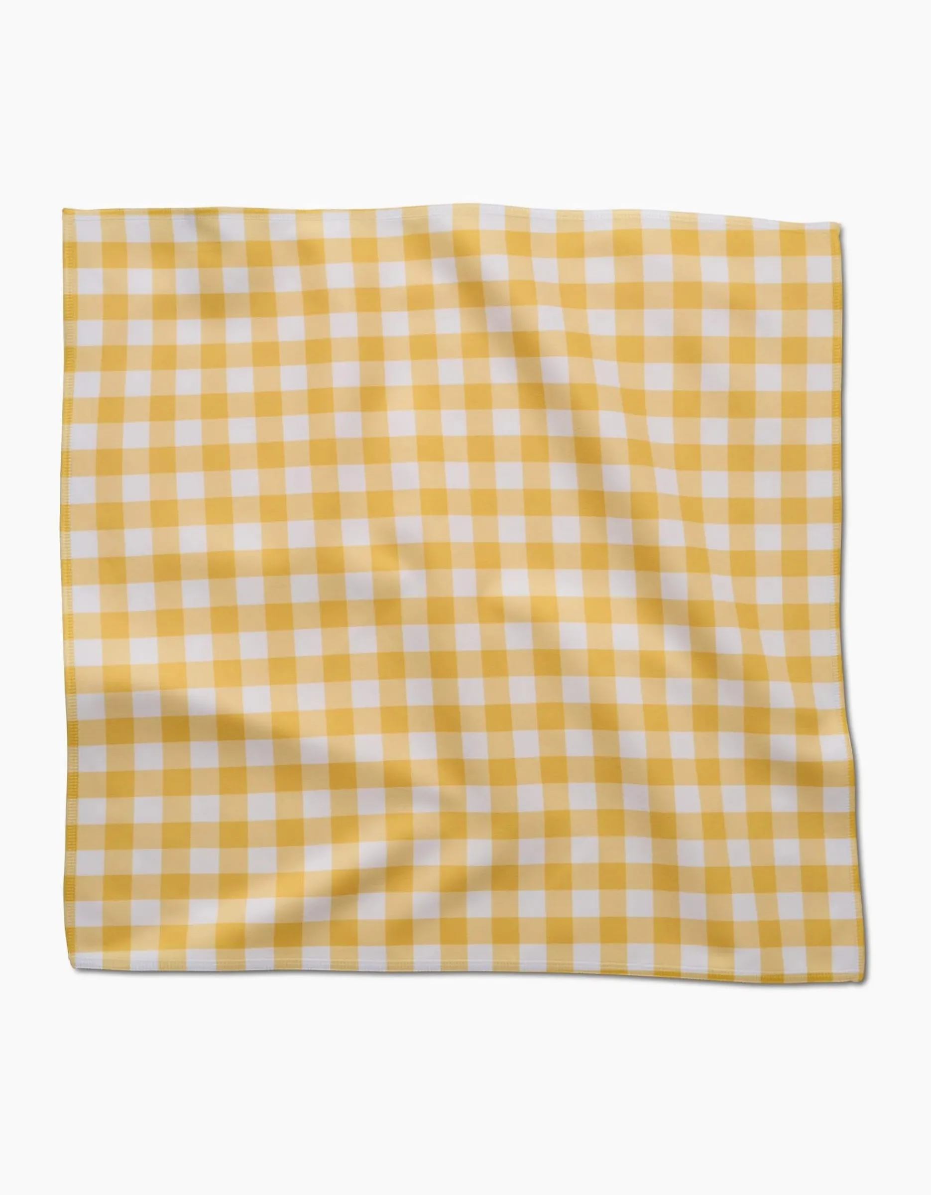 GEOMETRY Lemon Gingham Dinner Napkin Set
