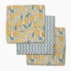 GEOMETRY Lemon Waves Dishcloth Set