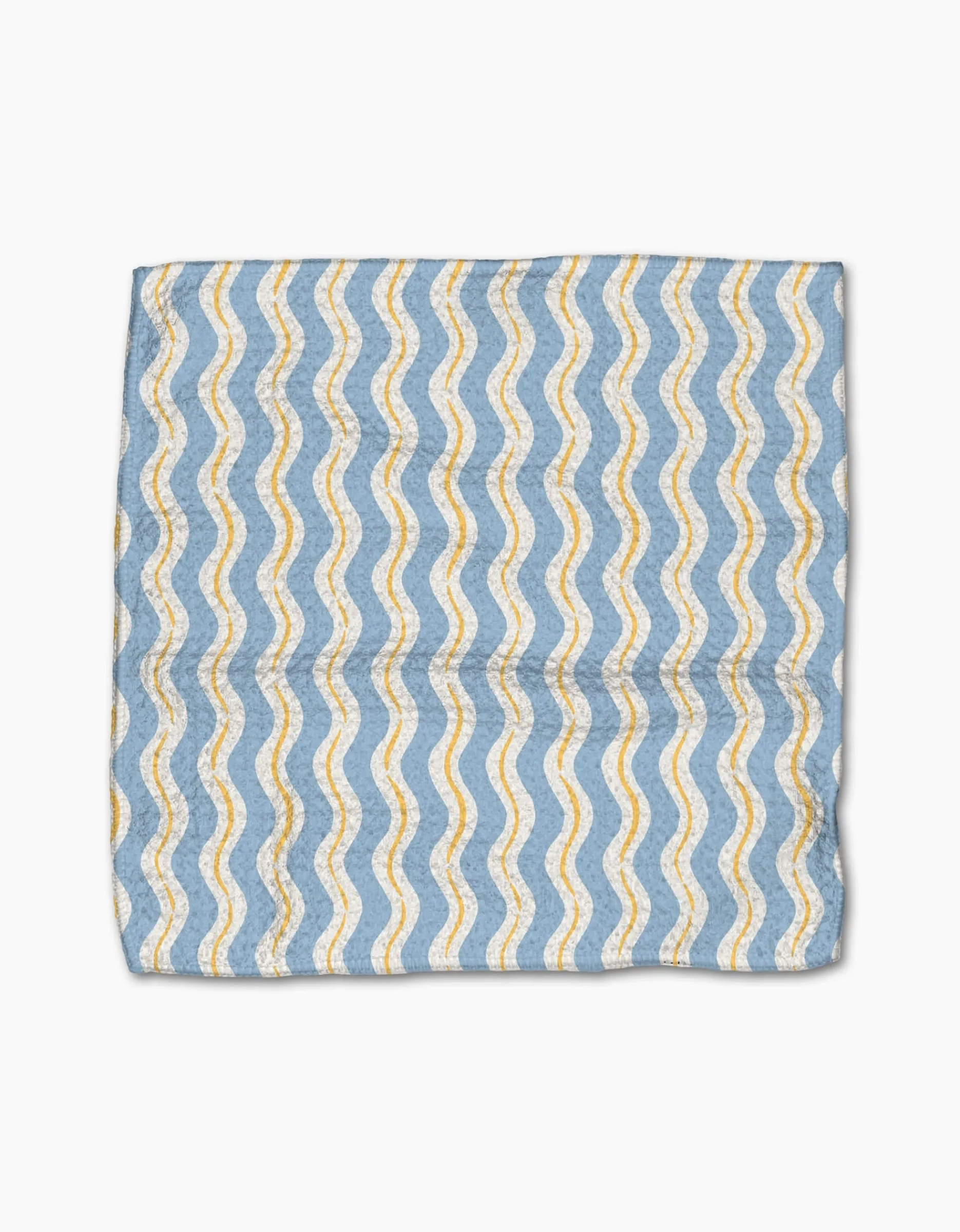GEOMETRY Lemon Waves Dishcloth Set