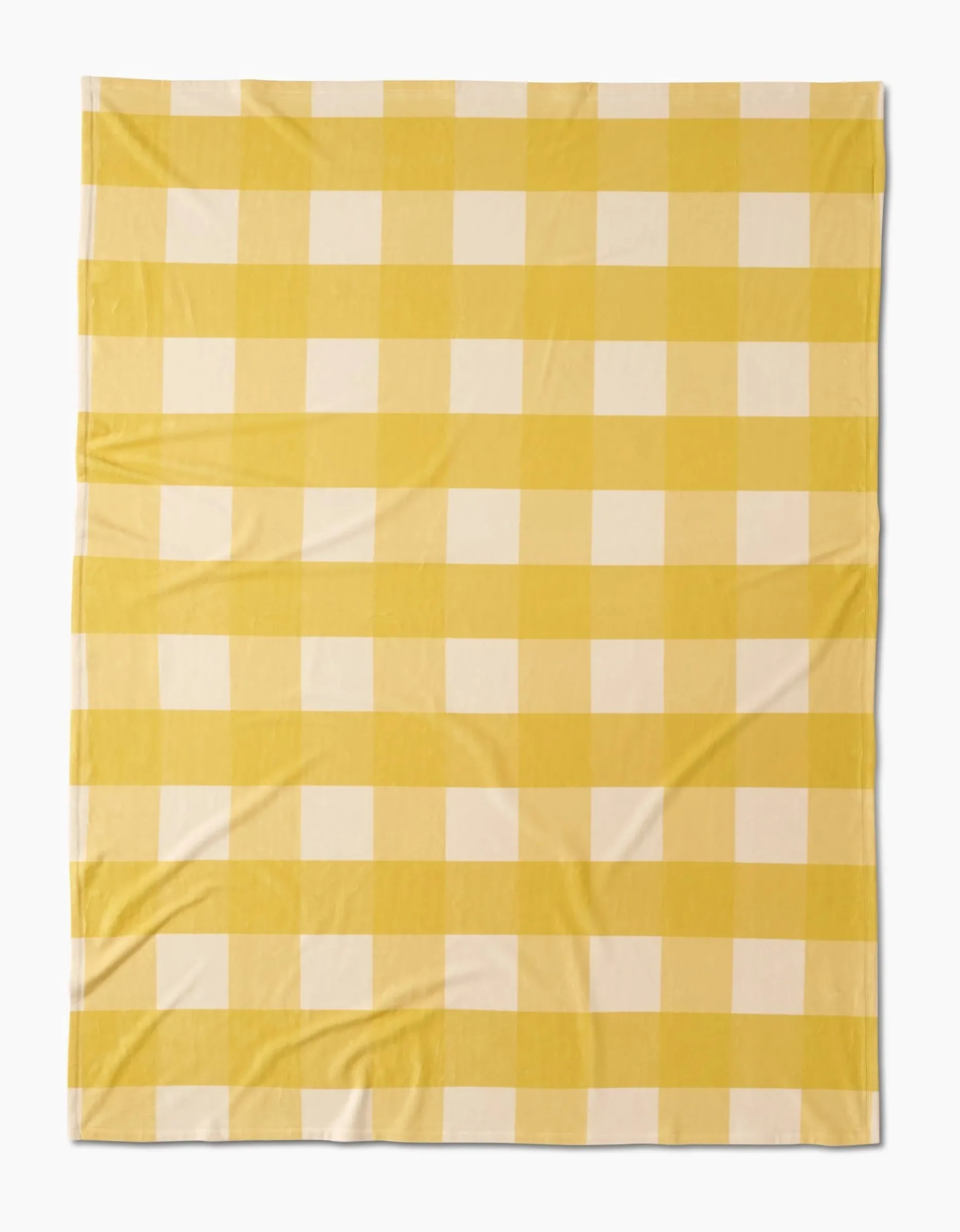 GEOMETRY Lemonade Gingham Butter Blanket