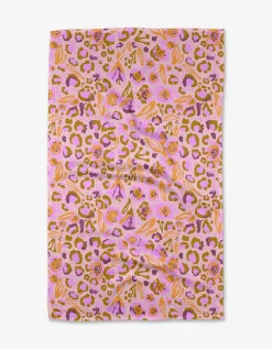 GEOMETRY Leopard Loving Tea Towel