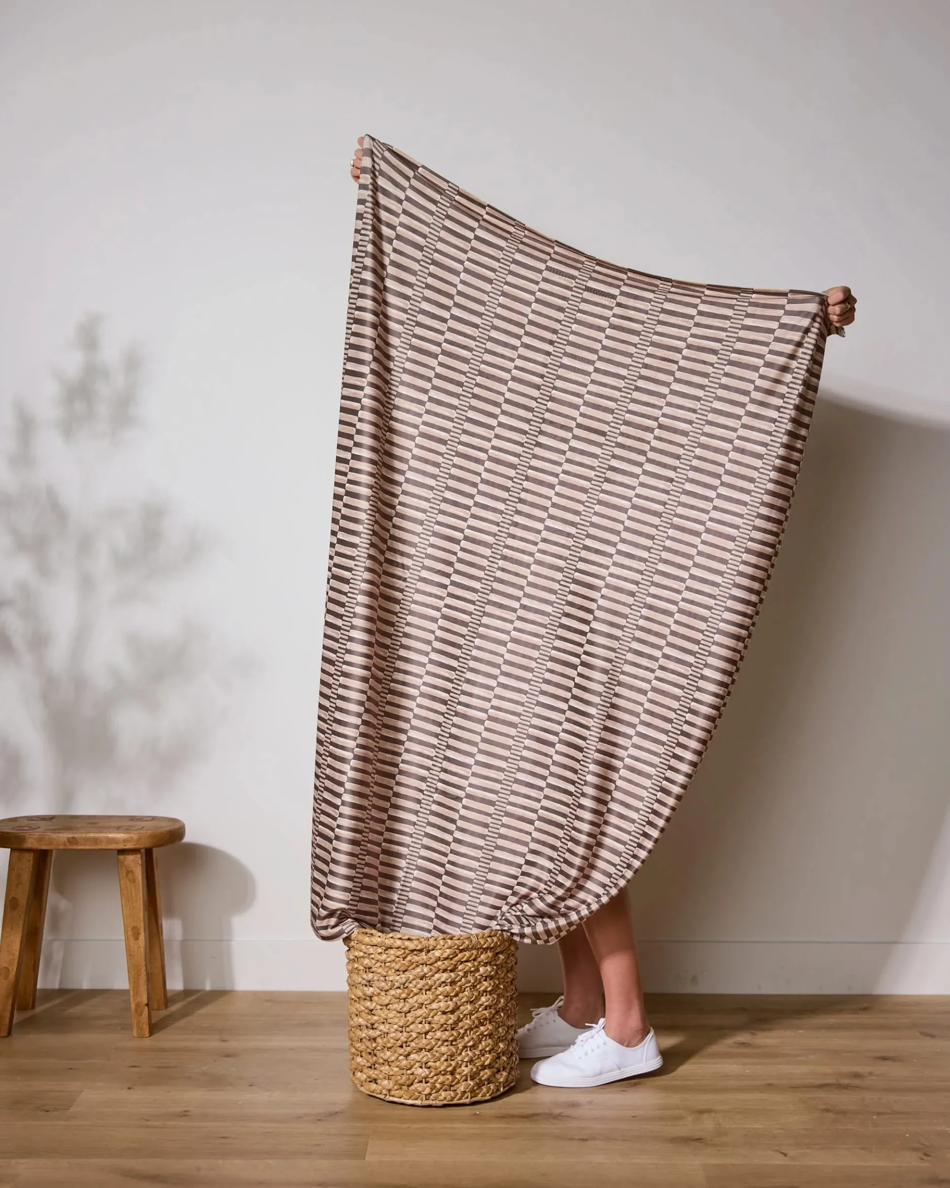 GEOMETRY Light Ridge Butter Blanket