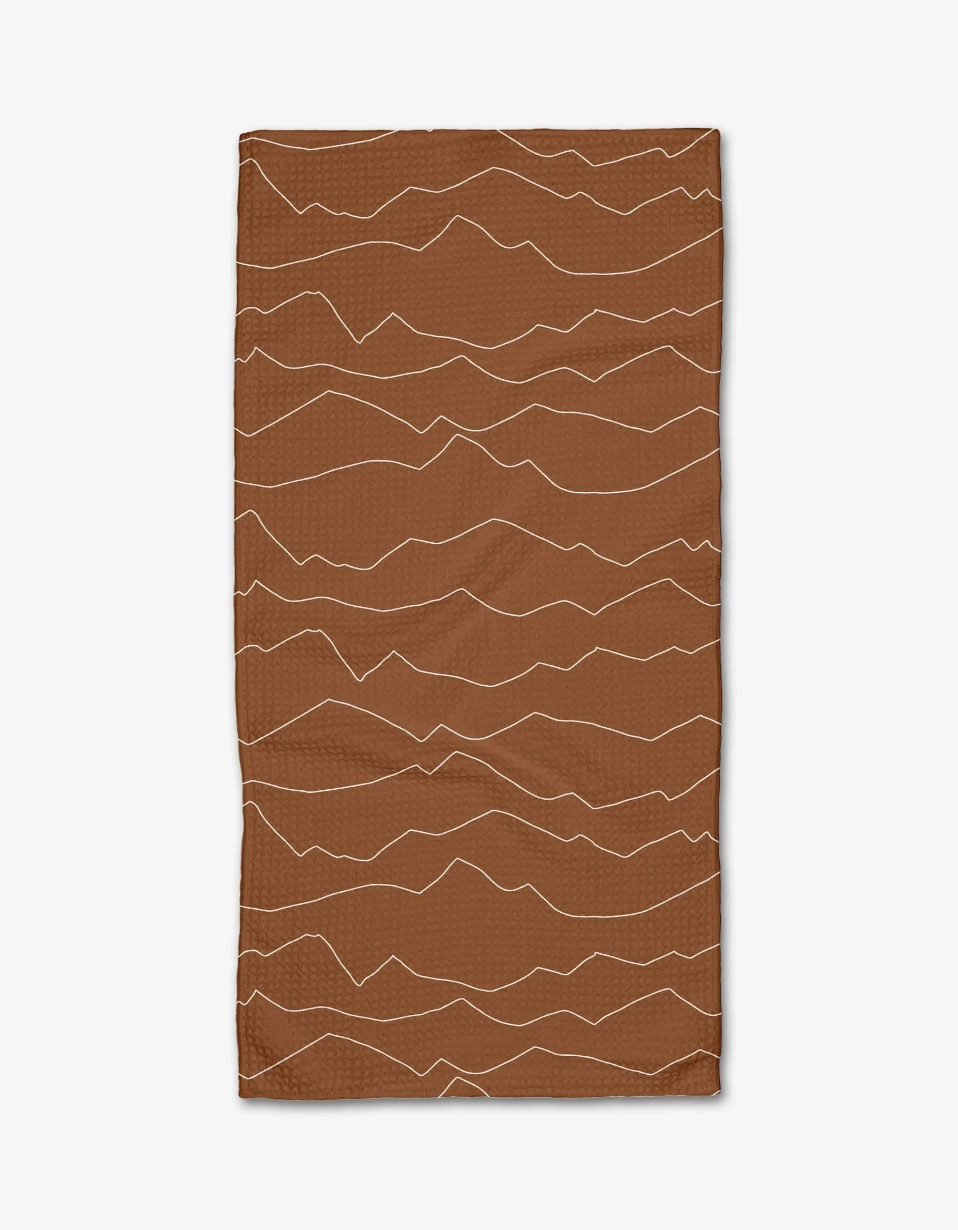GEOMETRY Lined Mountains Bar Towel