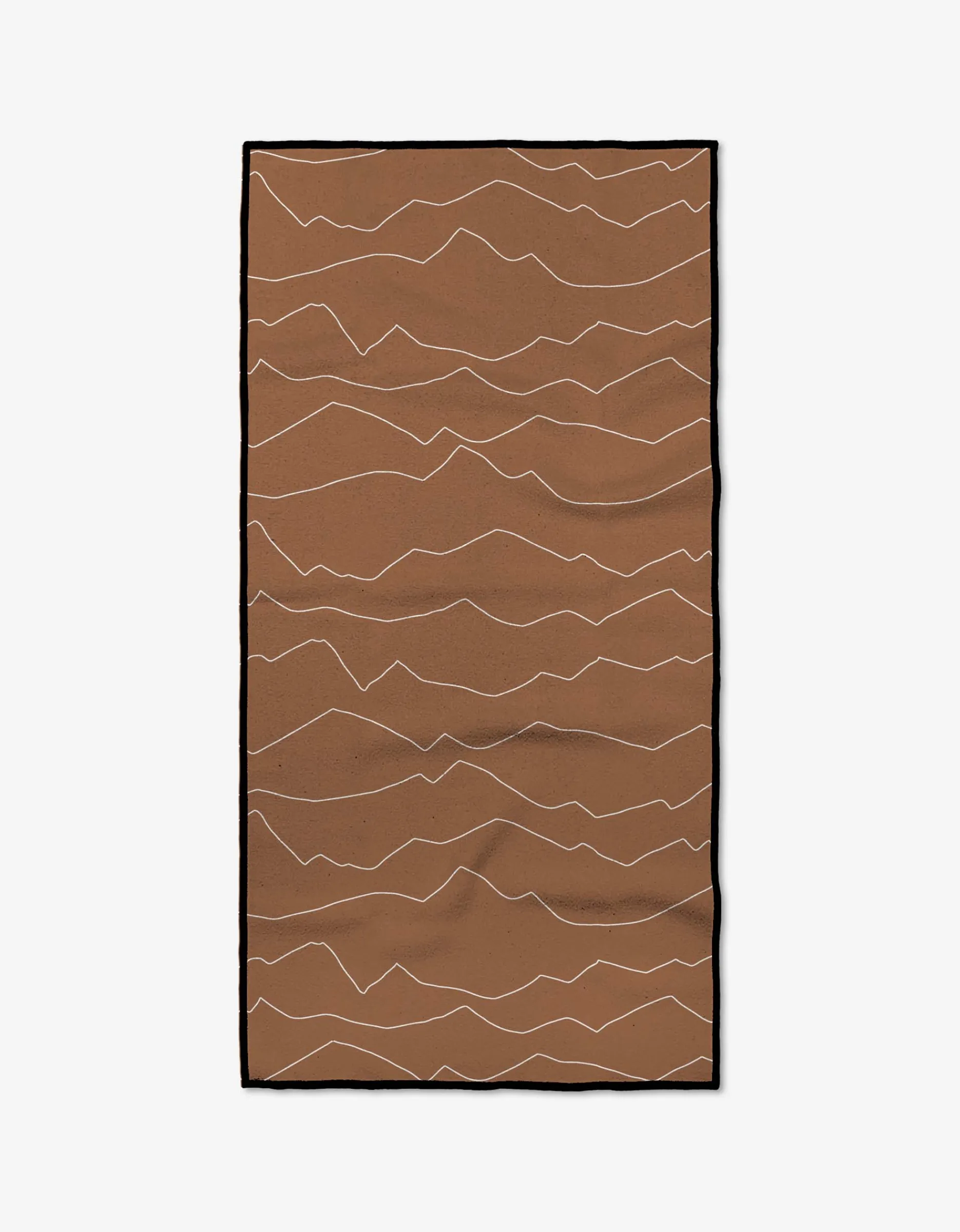 GEOMETRY Lined Mountains Fitness Towel