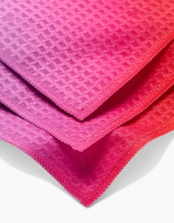 GEOMETRY Lively Hue Luxe Washcloth Set