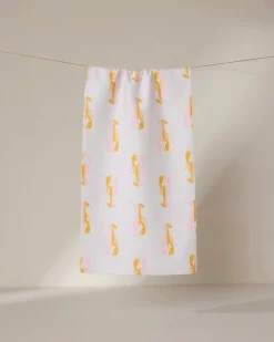 GEOMETRY Lobster Love Bar Towel