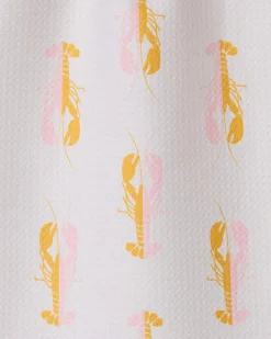 GEOMETRY Lobster Love Bar Towel