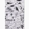 GEOMETRY Los Angeles Tea Towel