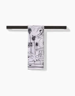 GEOMETRY Los Angeles Tea Towel