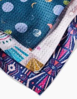 GEOMETRY Love is Good Medicine Dishcloth Set