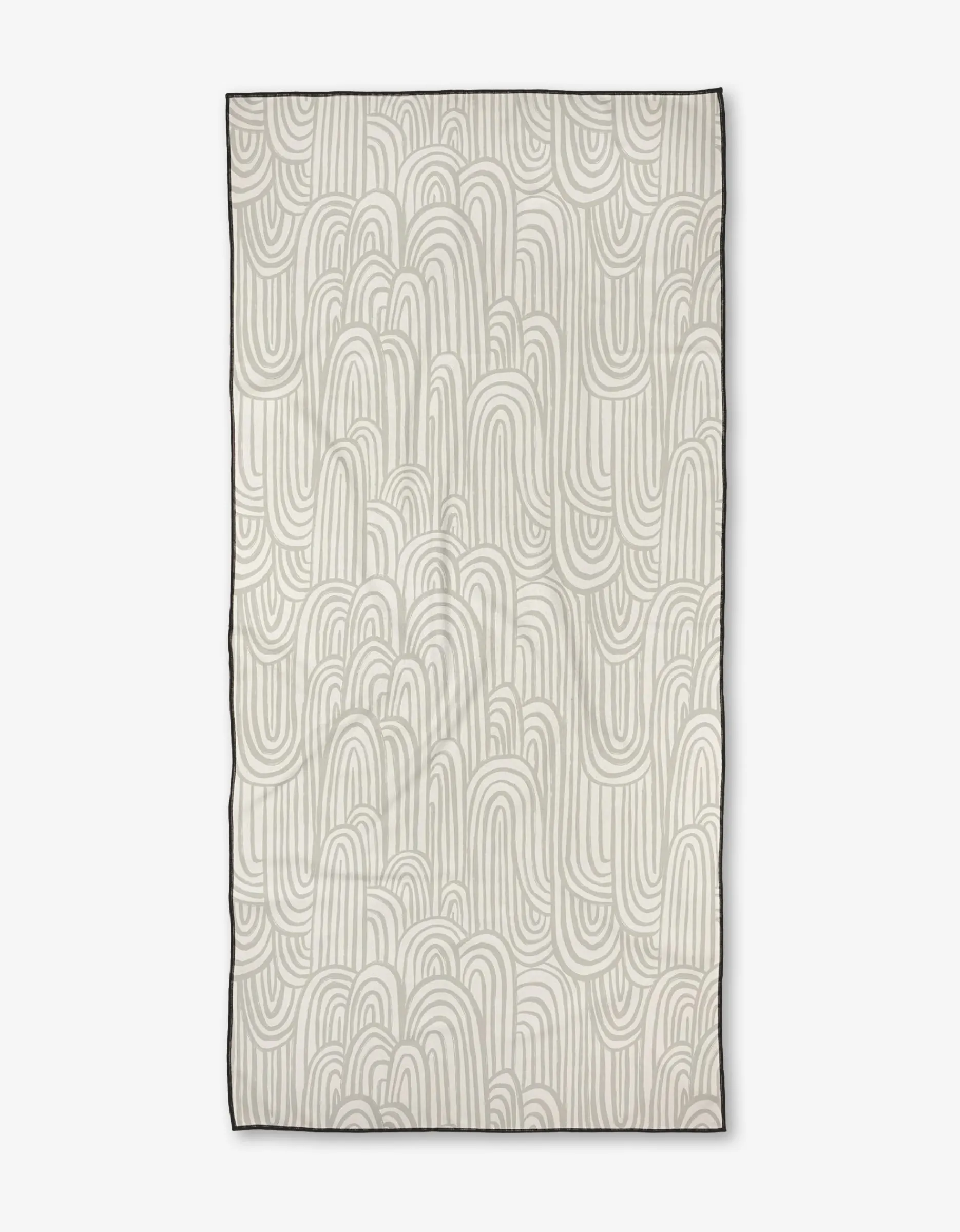 GEOMETRY Lovers Arc Beach Towel