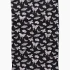 GEOMETRY Lunar Moths Black Tea Towel