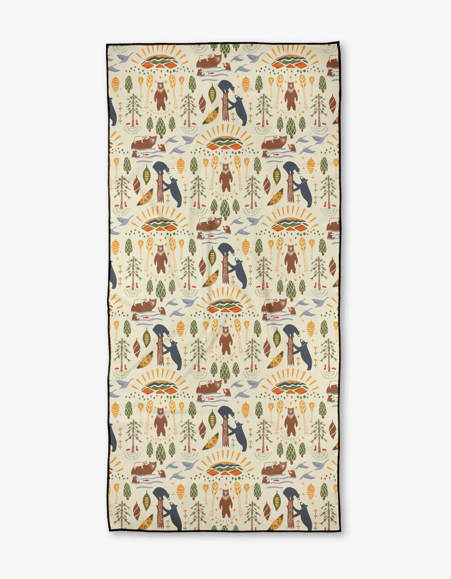 GEOMETRY Mama Bear Beach Towel