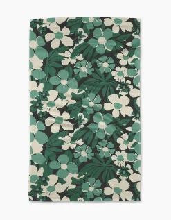 GEOMETRY Marlo Green Tea Towel