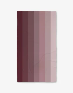 GEOMETRY Mauve Levels Luxe Bath Towel