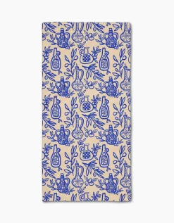 GEOMETRY Mediterranean Pour Bar Towel