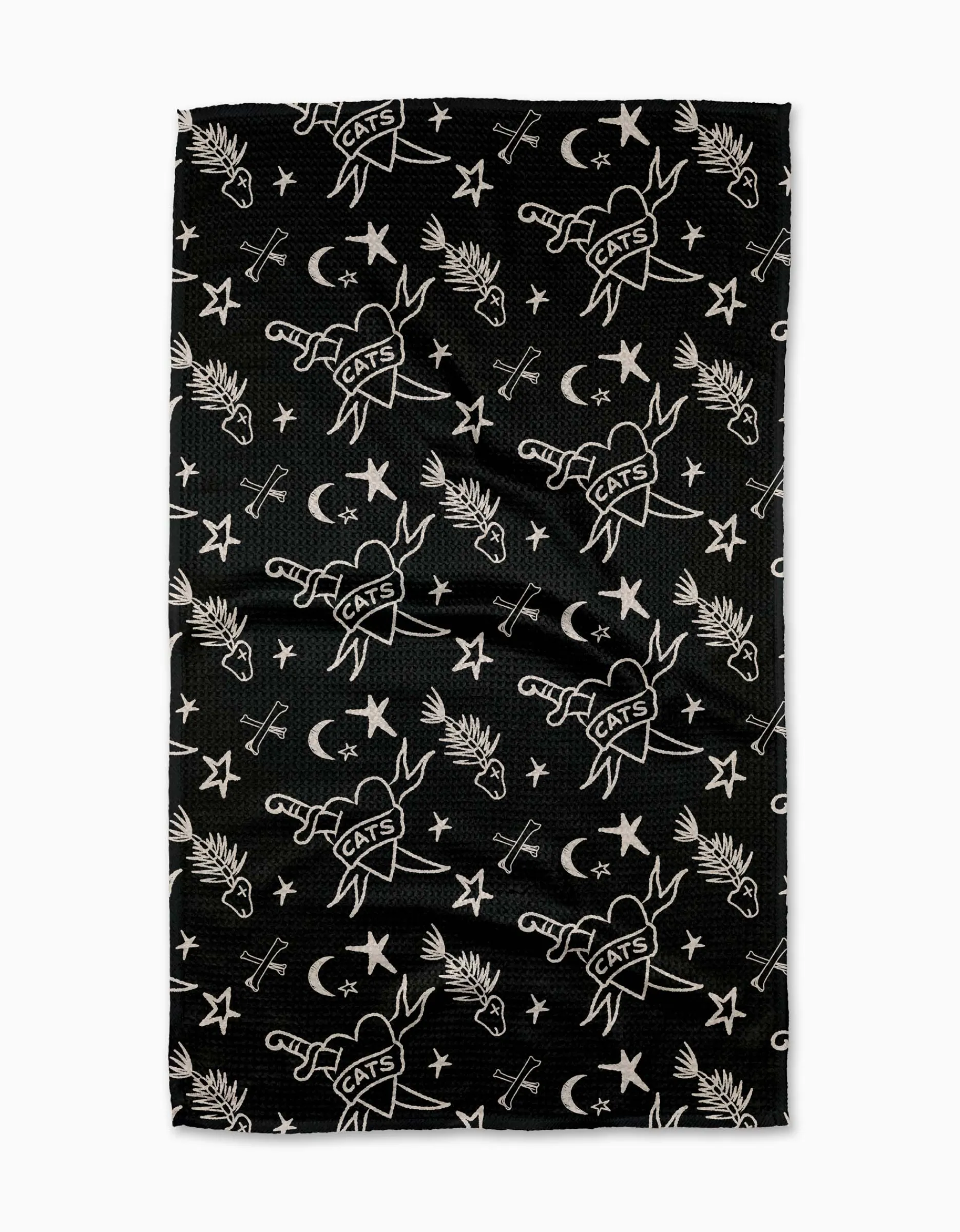 GEOMETRY Meow or Never Tea Towel