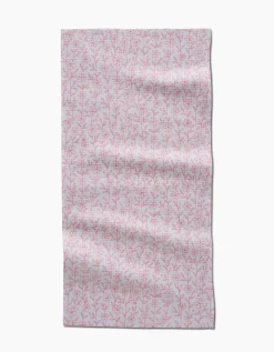 GEOMETRY Minimalist Blush Bar Towel