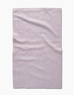 GEOMETRY Minimalist Blush Tea Towel