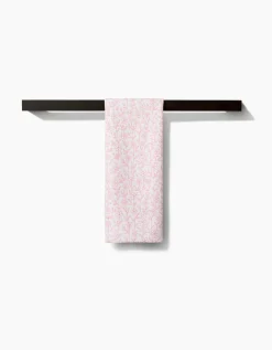 GEOMETRY Minimalist Blush Tea Towel