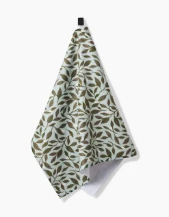 GEOMETRY Mint Leaves Tea Towel