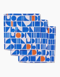 GEOMETRY Misty Oasis Dishcloth Set