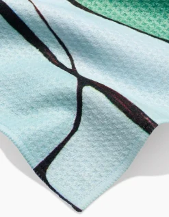 GEOMETRY Modern Poppy Bar Towel