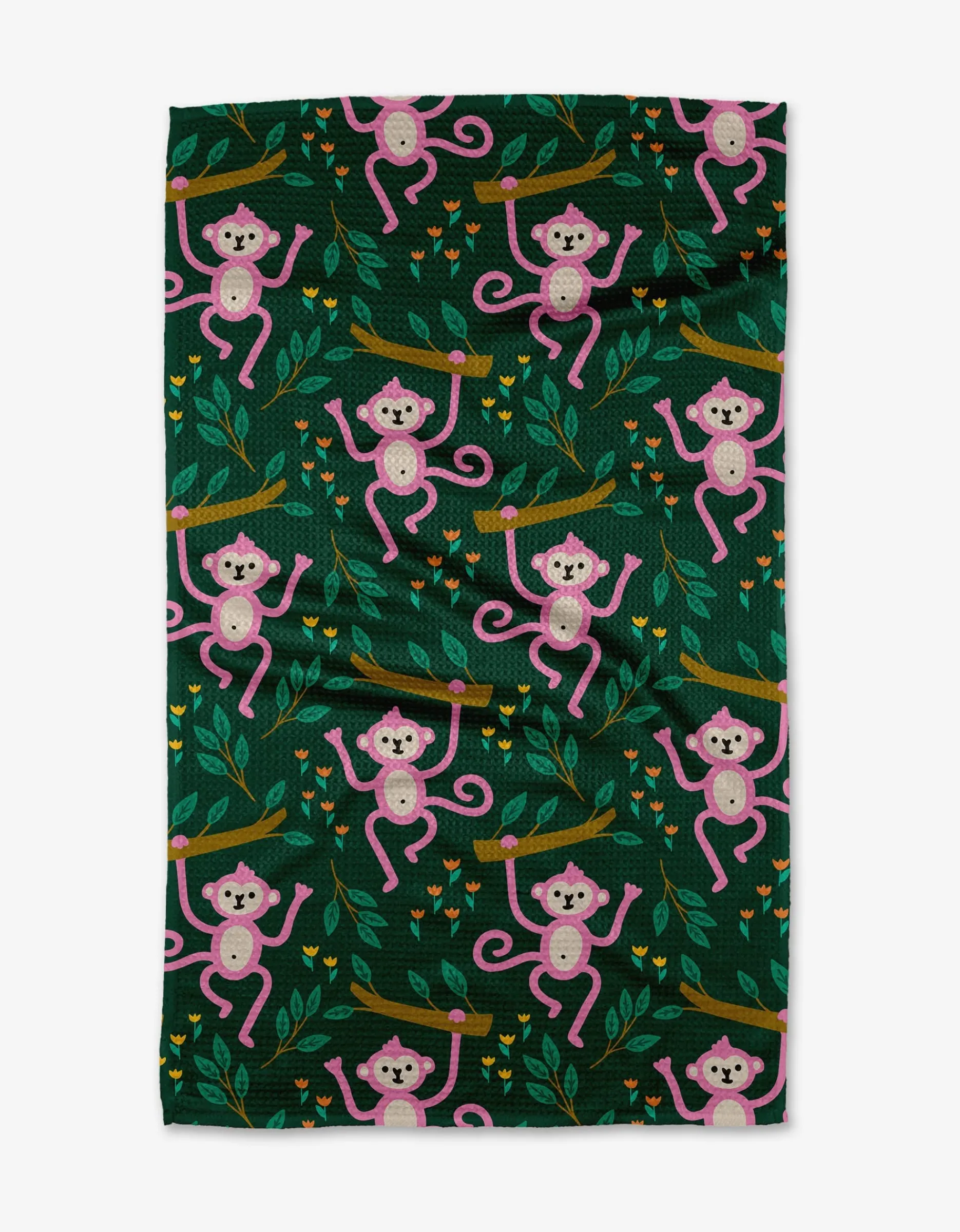 GEOMETRY Monkeys Tea Towel