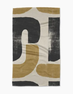 GEOMETRY Mono Tea Towel
